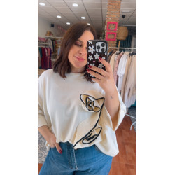 CAMISETA HILO FLOR