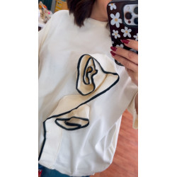 CAMISETA HILO FLOR