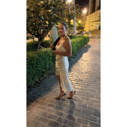 Vestido plumeti